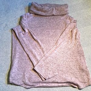 APT.9  Women Turtlenecks Size PL Color  grey With Lilac Pink Undertone